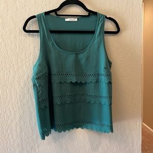 Royal green top